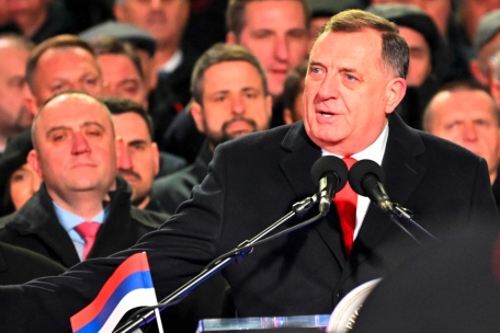 Milorad Dodik, der Präsident der Republika Srpska, am 9. Januar bei der Feier des „Tages der Republika Srpska“