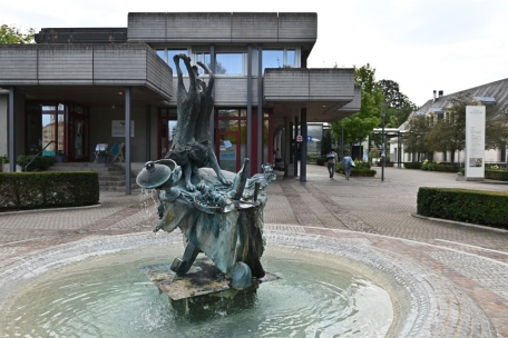 Der Eingang des „Domaine thermal“: Die Anlage mit rund 400.000 Besuchern jährlich ist in die Jahre gekommen und muss saniert werden