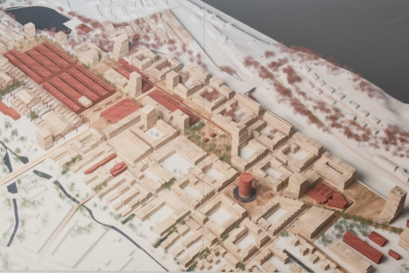 Das neue Wohnviertel Metzeschmelz: Im nördlichen Teil (unten) soll das Wohnen im Mittelpunkt stehen, im südlichen (oben) die Arbeit