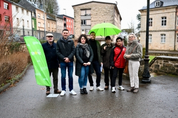 Differdingen / Risse an der Flüchtlingsunterkunft