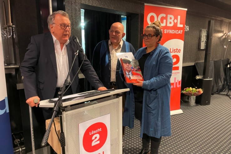 Außerordentliche Ehrung / Josy Konz: seit 70 Jahren aktiver Gewerkschafter