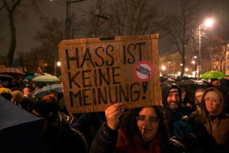 Laut Veranstalter waren es 85.000, die am Freitag in Wien gegen Rassismus protestierten 