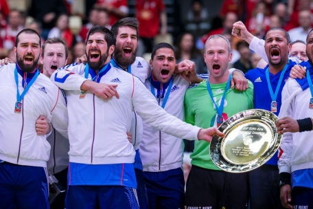 Igor Anic (l.) feierte 2014 den Europameistertitel unter anderem an der Seite von Nikola und Luka Karabatic