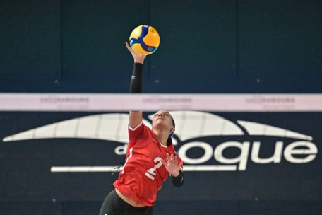 Volleyball / Carla Mulli und Max Funk top