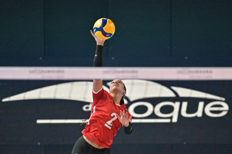 Volleyball / Carla Mulli und Max Funk top