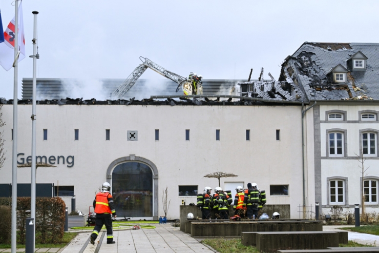 Nach Großbrand / Junglinster findet Übergangslösung: Gemeindedienste sind ab Dienstag um 9 Uhr wieder verfügbar