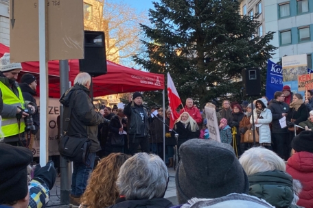 Kundgebung in Pforzheim
