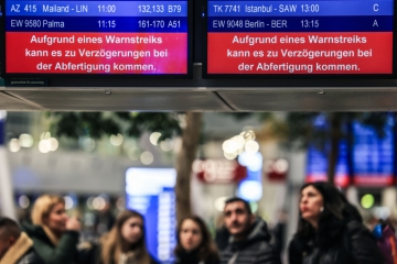 Flugverkehr / Warnstreik begonnen an deutschen Airports hat begonnen – 1100 Ausfälle erwartet
