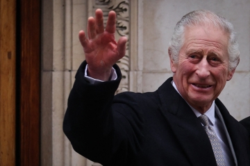 Buckingham-Palast / König Charles III. ist an Krebs erkrankt