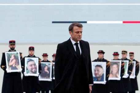France / Macron rend hommage aux victimes du 7 octobre