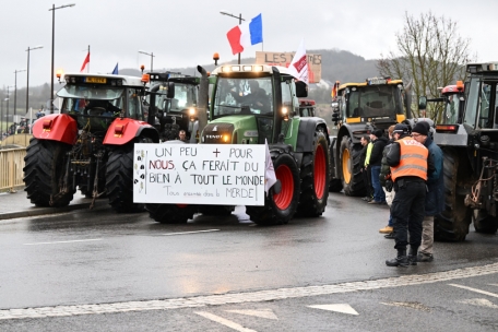 Die Jungbauern aus Frankreich waren zahlenmäßig gut vertreten
