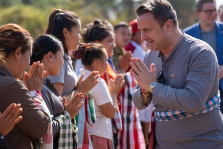 Entwicklungshilfe / „Very enthusiastic“ durch Laos: Xavier Bettel auf Besuch bei Kooperationsprojekten