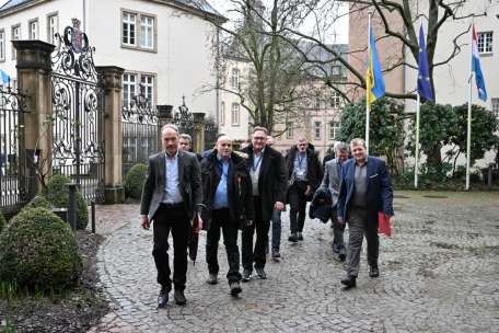 Ankunft der Landwirte