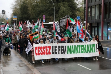 Luxemburg-Stadt / Protest gegen Nahostkonflikt