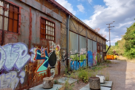 Einige Gebäude werden heute von der Gemeinde als Lagerraum genutzt