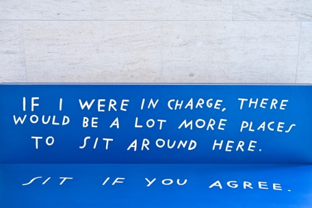 Le Mudam a commandé à l’artiste californienne Finnegan Shannon la réalisation de bancs qui rappellent le souci nouveau d’inclusion des musées