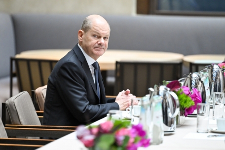 Bundeskanzler Olaf Scholz (SPD) will in München nicht über „Taurus“ sprechen
