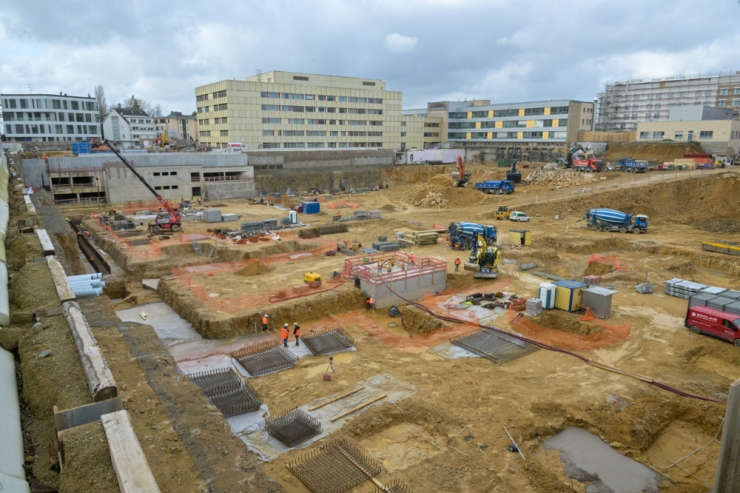 Luxemburg-Stadt / Alles an einem Ort: Grundstein für neues CHL-Gebäude ist gelegt