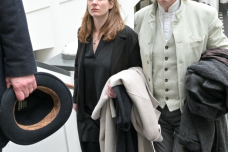 Architektin Anna Valentiny und ihr Vater François Valentiny