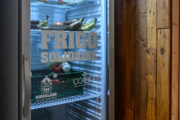 Düdelingen / Ein Kühlschrank gegen Lebensmittelvergeudung