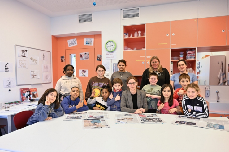 Luxemburg-Stadt / Besuch im „Foyer scolaire Rollingergrund“: Tageblatt hilft beim Zeitungmachen