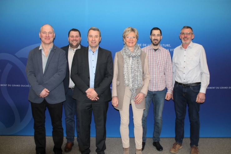 Luxemburg / Ministerin Martine Hansen spricht mit dem Freien Luxemburger Bauernverband