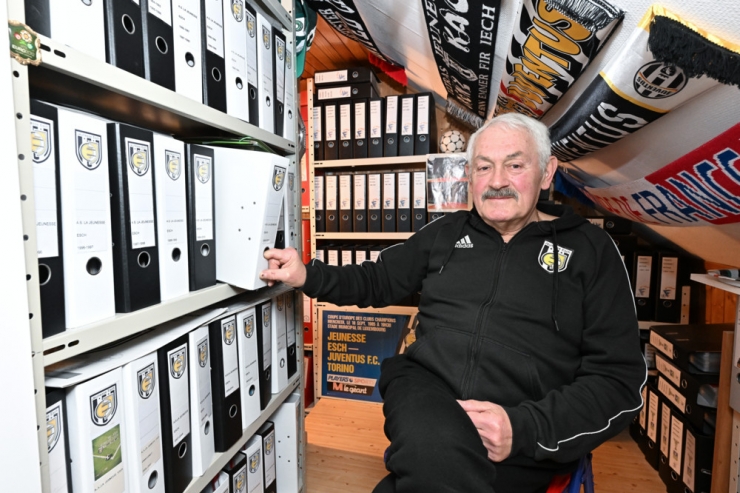 Allain Artaud / Säit 1966 alles gesammelt, klasséiert a stockéiert: Porträt vum Privatarchivist vun der Escher Jeunesse 