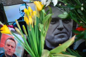 Russland / Trauerfeier für in Straflager gestorbenen Kreml-Kritiker Nawalny in Moskau