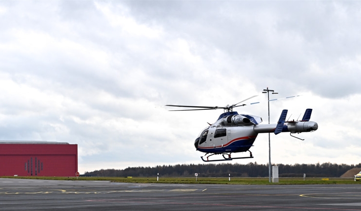 Air Rescue im Einsatz / CGDIS: Lkw kippt auf N14 bei Diekirch um – ein Verletzter