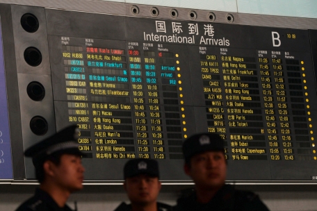 Rot markiert am 8. März 2014: Der Flug MH 370 aus Kuala Lumpur wird nicht in Peking ankommen