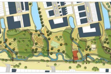 So soll es in rund einem Jahr rund um die Dipbech aussehen