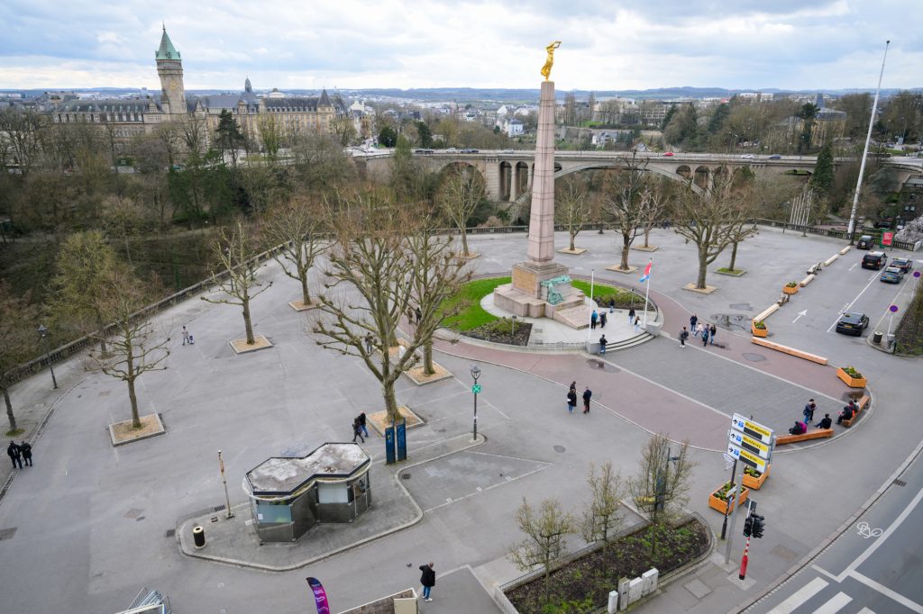Luxemburg-Stadt / Neugestaltung der „Place de la constitution“ hat begonnen