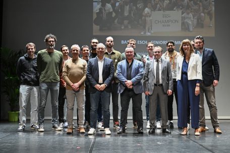 Die Basketballer aus Esch wurden Meister von Luxemburg und gestern auch von Esch