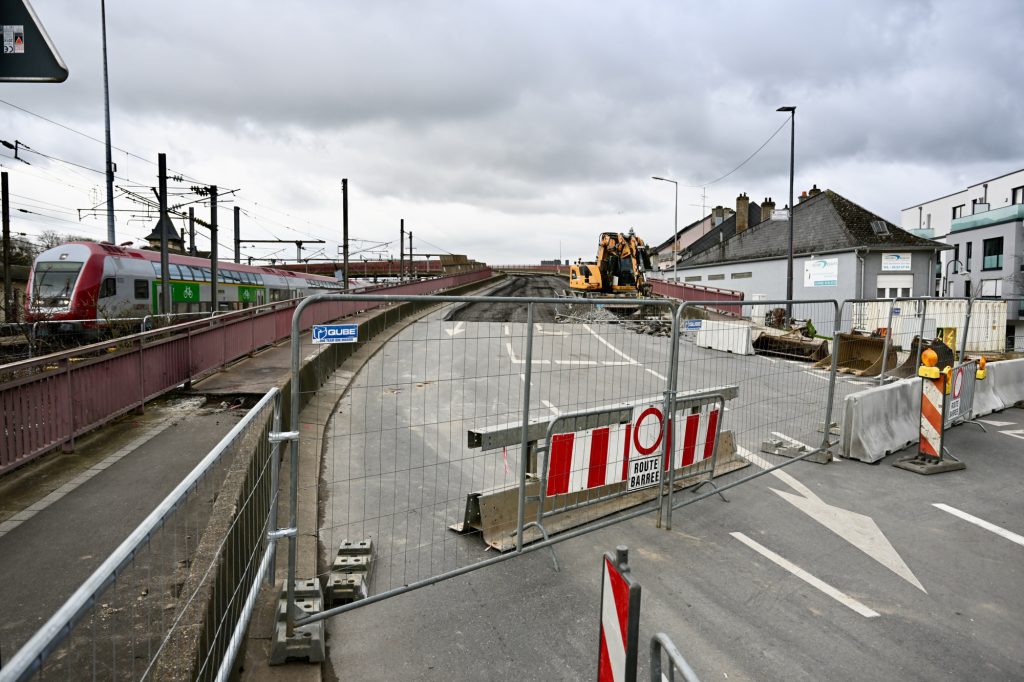 Bettemburg / Hammerel-Brücke geschlossen