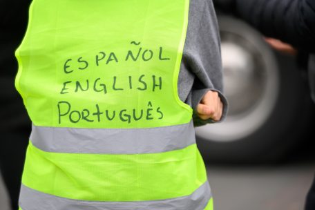 Die freiwilligen Helfer kommen aus vielen Ländern