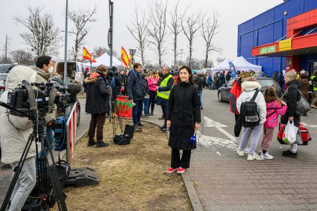 Auf Sendung: Vor zwei Jahren war das internationale Medieninteresse noch groß. Nun ist es merklich abgeflaut.