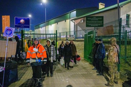 Grenzübertritt bei Medyka