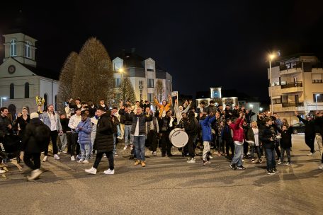 Wie gewohnt wurde der Walferdinger Titelgewinn im Kreisverkehr gefeiert