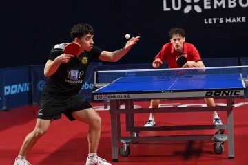 Tischtennis / Landesmeisterschaft: Van Dessel stürzt Glod, Gonderinger feiert Triple