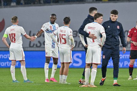 Frust und Enttäuschung nach der 0:2-Niederlage gegen Georgien