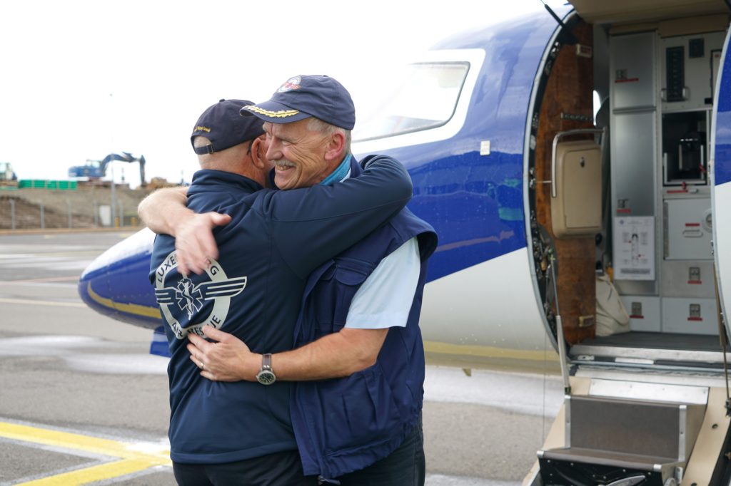 Ein Herr der Lüfte / Wolfgang Guckert flog die erste Mission der Luxemburger Rettungsflugwacht