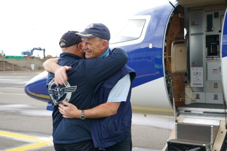 Ein Herr der Lüfte / Wolfgang Guckert flog die erste Mission der Luxemburger Rettungsflugwacht