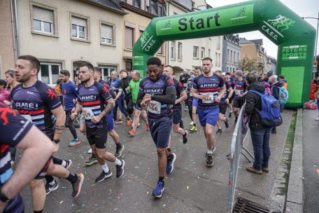 Auch zahlreich vertreten: die Luxemburger Armee