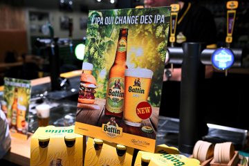 Erstes obergäriges Bier der Brasserie nationale / Battin IPA, erfrischender Einstieg ins Pale Ale