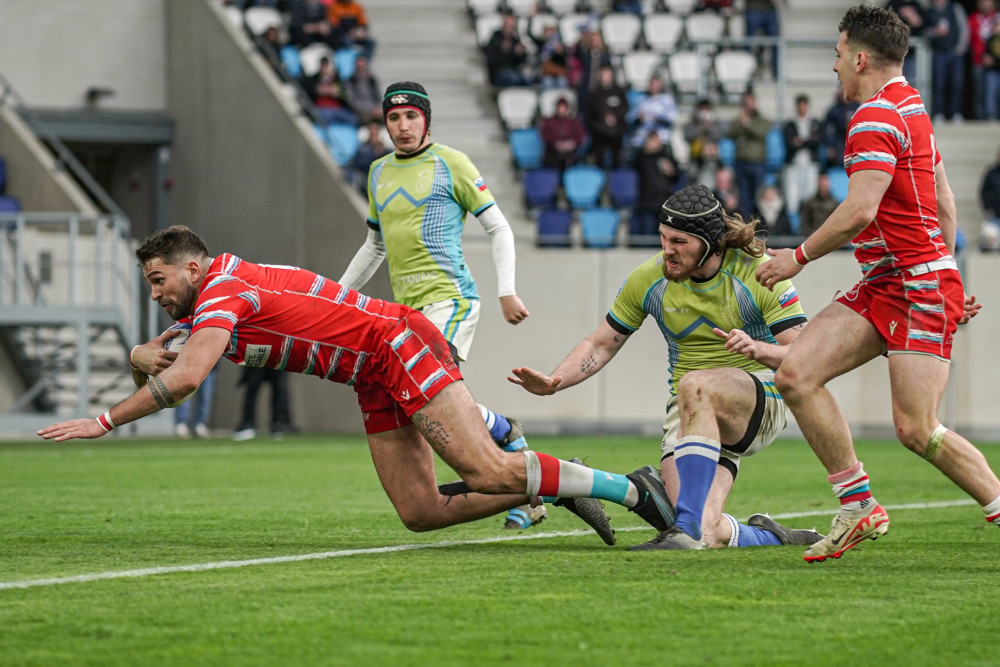 Rugby / Kantersieg und Aufstiegsfinale: FLR-Auswahl besiegt Slowenien deutlich mit 84:7