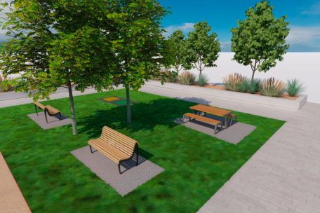 So soll die neue place Cécile Biever-Wagner einmal aussehen