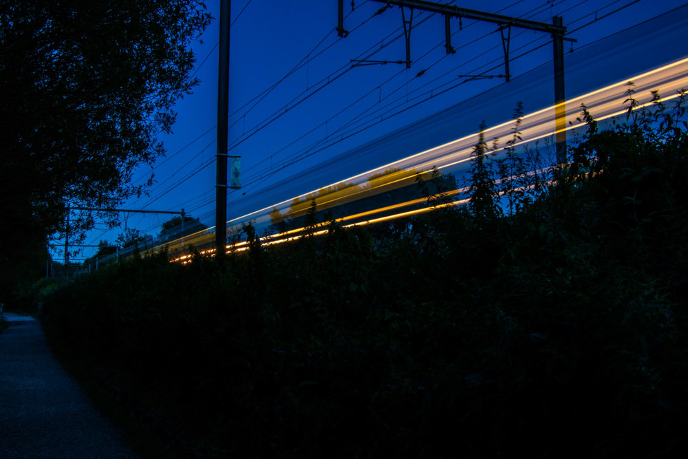 Nachts auf der Nordstrecke / CFL testet neue Coradia-Triebwagen in der Dunkelheit