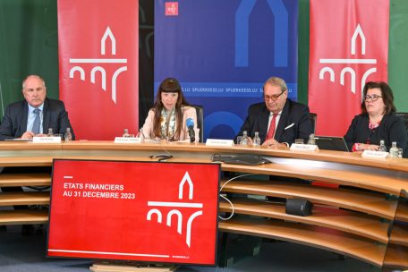 Aly Kohll, Françoise Thoma, Camille Fohl und Doris Engel (v.l.n.r.)