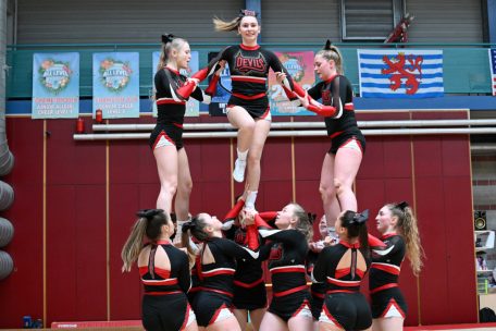 Koordination, Gleichgewichtssinn und Rhythmusgefühl sind beim Cheerleading das A und O