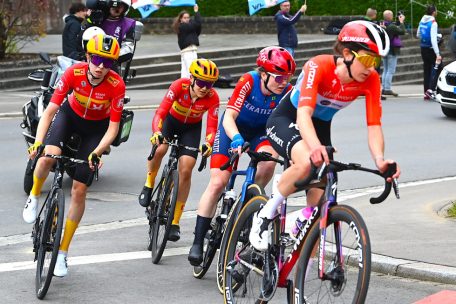 Die Ausreißergruppe am Samstag in Garnich